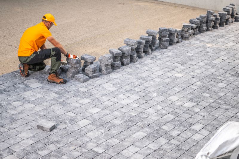 Pavers Installation Team at Work